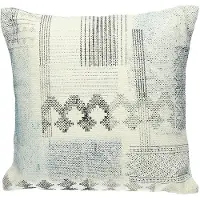 Pomax Witte Pomax Spiritual Niya Kussen Katoen Naturel - 45 x 45 cm