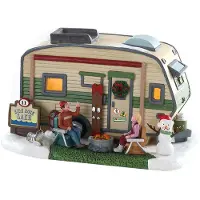 Lemax Kerstfiguur High rock lake trailer b/o led