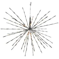 Lumineo Kerstverlichting Poolster 45cm-72L Warmwit warmwit Kunststof