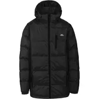 Trespass heren warme, gevoerde en waterdichte regenjas met afneembare capuchon