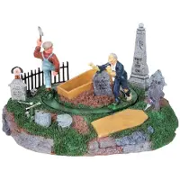 Lemax Spooky Town Halloween Decoratie Grave Robbers Surprise (kerkhof Grafrovers)19,4 X 18,7 X 25,1 Cm