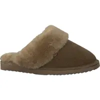 Warmbat Flurry moss dames pantoffel (open hiel)