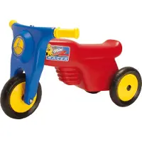 Dantoy – Scooter met rubberen wielen, Rood