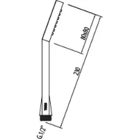 Tres Handdouche Antikalk LOFT 134612 Chroom