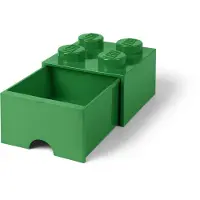 LEGO Opbergbox Brick 4 Groen 22