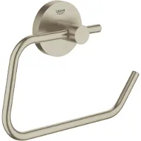 GROHE Essentials Closetrolhouder Nickel Geborsteld