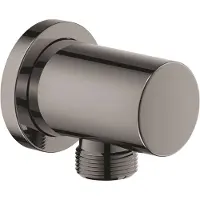 GROHE Rainshower Aansluitbocht Rond - Hard graphite (antraciet glanzend)