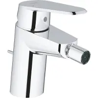 GROHE Eurodisc Cosmopolitan bidetkraan met waste Chroom