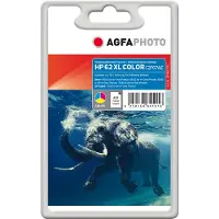 Agfa inktpatronen APHP62CXL, compatibel met HP C2P07AE 62XL, voor cyaan, magenta en geel