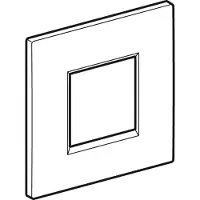 Geberit Afdekplaat wit/glans chroom/wit