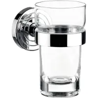 Emco Polo glashouder met glas chroom 072000100