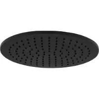 Ben Round hoofddouche Ø25cm gestructureerd zwart