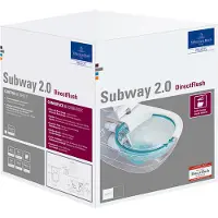 Villeroy & Boch Subway 2.0 DirectFlush Slimseat Combi-Pack CeramicPlus Wit