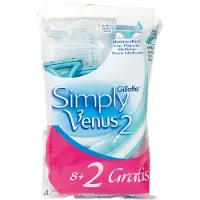 Gillette venus Simply 2 - 12 stuks - Wegwerpscheermesjes