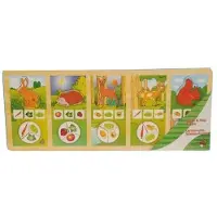 Marionette Houten puzzel dieren speel & leer konijn