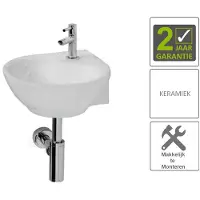 Boss & Wessing Bws hoekfontein one-pack porta compleet wit