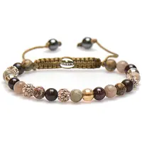 Karma Armband Spiral Ultimate Tango Rosé Crystal