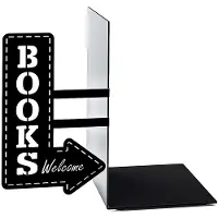 Adlibris boekensteun Bookstore zwart