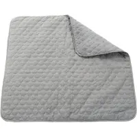 Smallstuff Speelmat - 100x100 - Gewatteerd Antraciet Grijs m. st - - OneSize - Speelmaten