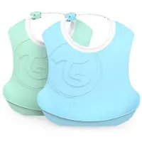 Twistshake Twist shake pastel Slabbetje voor kinderen blauw