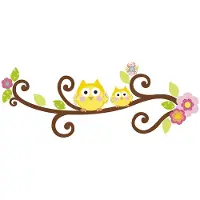 RoomMates muurstickers - Tak met letters