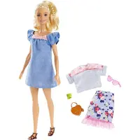 Barbie Fashionistas Pop met Kleding + Accessoires