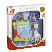 Sophie The Giraffe Rammelaar & Boek Cadeauset