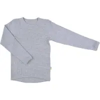 Joha - Kid's Shirt L/S Basic - Merino-ondergoed 140, purper/grijs