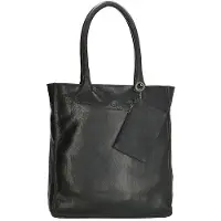 Hide & Stitches Golden Gate Shopper - 100% Leer - Zwart