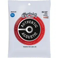 Martin strings MA150T AUTHENTIC TREATED MEDIUM 80/20 BRONZE MEDIUM 13-17-26-35-45-56