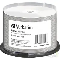 Verbatim DVD-R 16X 4.7GB 50pk 4.7GB DVD-R 50stuk(s)