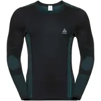 Odlo PERFORMANCE Windsh 612372 - Fietsshirt l/s crew neck - Maat S - Zwart