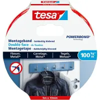 TESA ULTRA STRONG 77747-00000-00 Montagetape Powerbond Wit (l x b) 5 m x 19 mm 1 stuk(s)