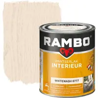 Rambo pantserlak interieur transparant zijdeglans whitewash 750 ml