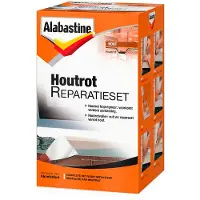 Alabastine Houtrotreparatieset - Pasta - Naturel/vuren - 500gr