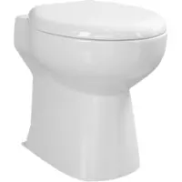 Van Marcke GO Staand toilet met vermaler wit