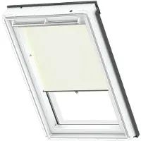 Velux rolgordijn lichtdoorlatend met haakjes RHL MK00 1086 wit