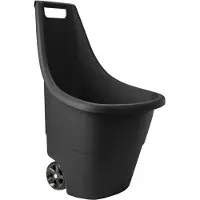 Keter Transportwagen EASY GO 50 liter, zwart. (17182462)