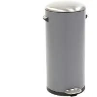EKO Belle Deluxe pedaalemmer grijs 30 liter