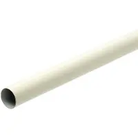 DecoMode Gordijnroede Uitschuifbaar - Off-white - 200cm - Diam. 20mm