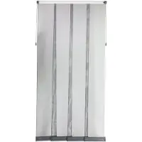 Unyqoos lamellenhor schuifpui s700 120x260cm grijs