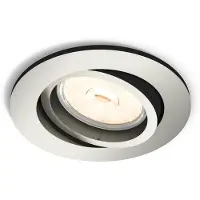 Philips Richtbare Inbouwspot Donegal Gu10 Rond 9cm Nikkel
