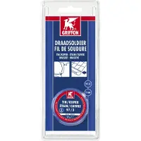 Griffon Draadsoldeer Tin/Koper 97/3 Massief | Ø 3.0 mm Blister | 50 g - 6312690