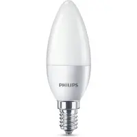 Philips E14 led-lamp kaars mat 4W (25W) 3 stuks