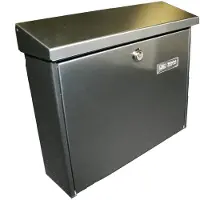 Burg wachter 8140 AMRUM 3867 NI Brievenbus RVS Zilver Sleutelslot