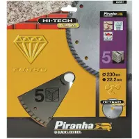 Piranha HI-TECH diamantblad volle rand 230 mm X38207