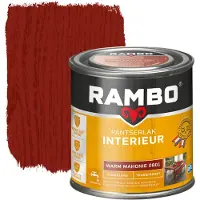 Rambo pantserlak interieur transparant zijdeglans warm mahonie 250 ml