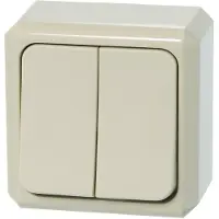 Schneider Merten Opbouw - Serieschakelaar opbouw (Crème)