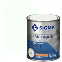 Sigma lak interieur 9016 verkeerswit zijdeglans 750 ml