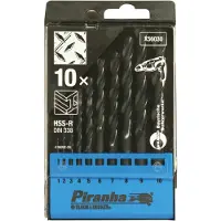 Piranha metaalboor 1-10 mm 10-delig X56030-QZ